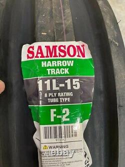 1 New 11 L 15 Tire & Tube Samson F-2 3 rib 8 ply TT Tractor Front 11L15 11L-15