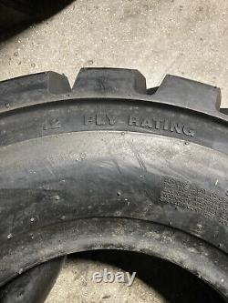 1 New 7.00 12 NHS 12 Ply Maxam MS801 Industrial Tire with Tube and Flap