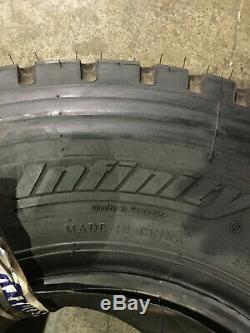1 New LT 7.50 R 16 LRG 14 Ply Infinity LLA08 All Position Tire with Tube