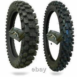 110/100/18 and 80/100-21 WIG Racing Motocross Tires and Inner Tubes Combo