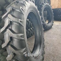 13.6-38 (2-TIRES + 2 TUBES) 13.6x38 ROAD CREW R1 12 PLY Tractor Tires Tube type
