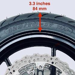 180/55-17 MMT Rear Back Motorcycle Tire 180/55ZR17 + FREE 120/70-17 FRONT TIRE