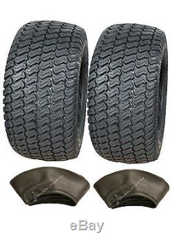 18x9.50-8 tyres & tubes 4ply turf, grass, lawnmower, buggy, lawn 18 950 8 set of 2