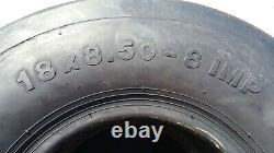 2 18x8.50-8 4-Ply Vredestein V61 5-Rib Deep Tubeless Tires and Tubes Tractor