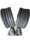 2 18x8.50-8 Vredestein V61 6-Ply 5-Rib Deep Tires and Tubes