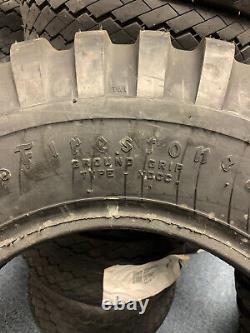 2 New 7.00-15 LRC 6 Ply Firestone NDCC Military Tires
