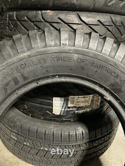 2 New LT 6.00-16 LRC 6 Ply Specialty Tires of America NDT Military Tires