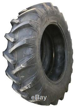 2 New Tires 13.6 28 Harvest King R-1 Tractor Rear 8 ply Tube Type 13.6x28