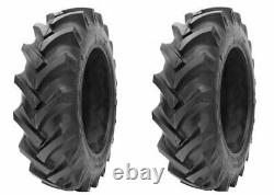 2 New Tires & 2 Tube 11.2 24 GTK AS100 Bias Tractor Rear R1 8ply 11.2x24 DOB FS