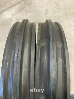 2 New Tires & 2 Tubes Advance 5.50 16 3 Rib F-2 Front 4ply 550-16