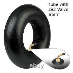 2 New Tires & JS2 Stem Tubes 24x8-14 BUSHMASTER RIB TR508 20Ply Batwing Mow SIL