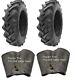 2 New Tractor Tires & 2 Tubes 11.2 28 GTK R1 8 ply TubeType 11.2x28 FS