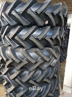 (2-TIRES) 11.2x24,11.2-24 8 PLY Tractor Tires With/Tubes 11224 FREE SHIPPING
