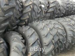 (2-TIRES) 13.6x28,13.6-28 12 PLY Tractor Tires WithTUBES Made in India