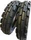 (2 TIRES + 2 TUBES) 7.50-16, 6 PLY ROAD CREW KNK33 Farm Tractor Tires 7.50x16