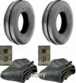 2 (TWO) 6.00-16,600X16,600-16 8 PLY RIB DISC, WAGON Farm Tractor Tires withTubes