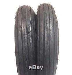 2 (TWO) New 6.70-15 I-1 Farm Rib Implement Tires & Tubes 6ply Rated 670x15