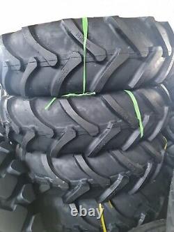 (2-Tires+2 TUBES) 14.9-24 ROAD CREW R1 12 PLY Backhoe 14.9x24