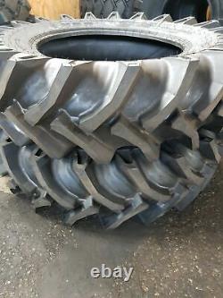 (2 Tires + 2 Tubes) 15.5-38 12 PLY NDR R-1 Road Crew Rear Backhoe Tractor Tires