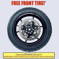 200/55-17 MMT Rear Back Motorcycle Tire 200/55ZR17 + FREE 120/70-17 FRONT TIRE