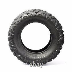 25x10-12 Tubeless Tyre Tire 6 Ply For Wheeler Go kart ATV Quad UTV TaoTao