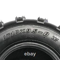 2pc 4PLY 18x9.50-8 Tyre 8 inch Go Kart Tyres 18x9.5-8 Quad ATV Buggy 4 Wheeler