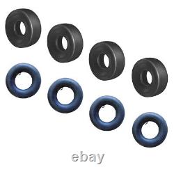 (4) 410X350X4 (4.10X3.50X4) Slick 4 Ply Cheng Shin Tires & Tubes