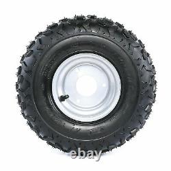 4 Pack 145/70- 6 Front & Rear 4 PLY Tyres Wheel Rims For ATV Go kart Buggy Quad