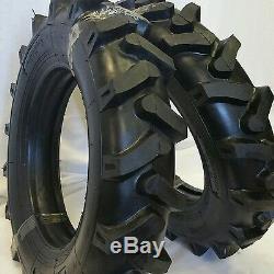 6.00-16, 6.00x16 2 TIRES + 2 TUBES 8 PLY ROAD WARRIOR R1 KNK50 Farm Tractor Tire