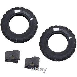 6.00-16, 6.00x16 2 Tires + 2 Tubes 8 PLY R1 Farm Tractor Tire