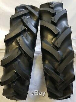 6.50-16, 6.50x16 (2 TIRES + 2 TUBES)6 PLY KNK50 3-Rib Farm Tractor Tires WithTube