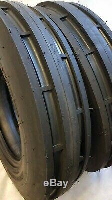 6.50-16 ST1 8 PLY F2 3 (2 TIRES + 2 TUBES) 6.50x16 Rib Farm Tractor Tires WithTube