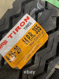 6 New Tires Tube & Flap 8.25 20 TIRON 355 HWY 14 ply 8.25x20 Highway