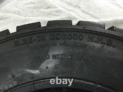 ARMOUR 8.25-15 SD 2000 N. H. S. Pneumatic Forklift Tire 14 PLY Tire Tube & Flap