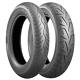 Bridgestone H50 130/80-17 Front & 180/65-16 Rear Blackwall Bias Ply Tire Set