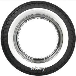 Coker Classic 2 Whitewall 500-16 Motorcycle Tire Beck 130/90/16 Equivalent