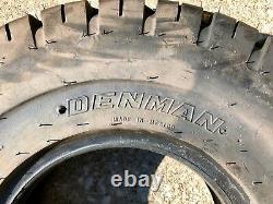 Denman Industrial Lug 10 ply Forklift Tire 6.50-10NHS Tube Type Black Wall