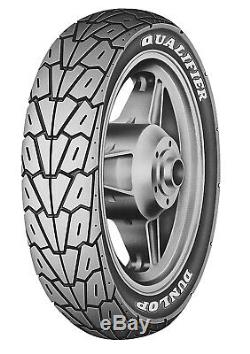 Dunlop K525R Qualifier 150/90-15 Rear Bias Ply Tubeless Tire 74V White Letters