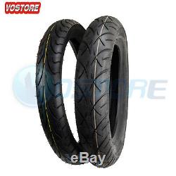 Front & Rear Motorcylce Tires 100/90-19 & 130/90-16 For Harley Sportster 6 PLY