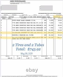 Goodyear Flight Custom III 6.50-8, 8 Ply Tires and Inner Tubes