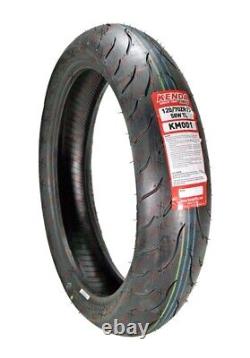 Kenda 120/70ZR17 190/50ZR17 Front and Rear Motorcycle Tires Set KM1 KM001