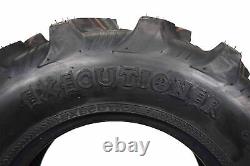Kenda Executioner 25x8-12 6 PLY Tire 2 Pack with 25x8-12 TR-6 Inner Tube 2 Pack