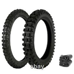 Kenda K257D Klassic 6 Ply Tires & Tubes Set Moto Motocross Honda CRF250R 04-18