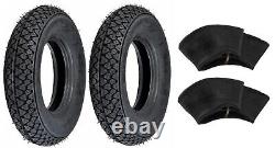 New Michelin 3.50-8 S83 Tires & Tubes Set Vespa 125/150 VNA/VNB/VBA/VBB/VNC/VBC