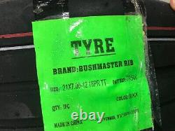 New Tire & JS2 Tube 21 7 12 OTR Bushmaster Rib Bush Hog 16 ply 21x7-12