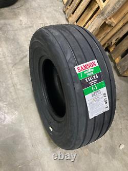 New Tire Samson 11 L 14 Rib Implement 6 ply Farm Tube Type 11L-14 11L14