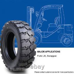 SUPERGUIDER HD 28x9-15 /14TT Forklift Tire withTube Flap 8.15-15, Set2 -12030
