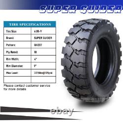 SUPERGUIDER HD 6.00-9 /10TT Forklift Tire withTube Flap 6.00x9, Set 2 -12027