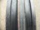 TWO 10.00x16,1000x16,10.00-16 Ailis Chalmer Ten Ply 3 Rib Tractor Tires withTubes