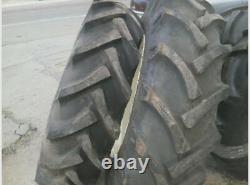 TWO 12.4x36, 12.4-36 M FARMALL 8 Ply Tractor Tires with Tubes